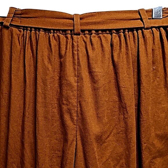 Banana Republic Wmn Wide Leg Cropped Pull On 2 PocketTie Waist Pants Size 6P - Picture 4 of 7